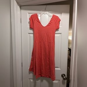 PACT Fit & Flare Crossback Mini Dress Size L